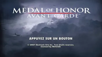 Medal of Honor- Vanguard screen shot title